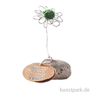 Good old friends - Mini Glücksblumenstein, Petrol 