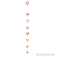 Good old friends - Mini Herzkette, Rosa 