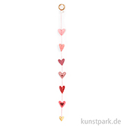 Good old friends - Mini Herzkette, Rot 