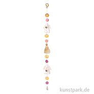 Good old friends - Schutzengelkette, Gold, Colored Dots 