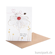 Good old friends - Wunschblumenkarte, Alles Glück der Welt 