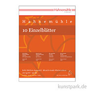 Hahnemühle Echt-Bütten Aquarellpapier, 10 Bogen, 200g rau 50 x 65 cm