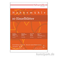 Hahnemühle Echt-Bütten Aquarellpapier, 10 Bogen, 200g rau 