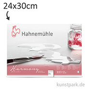 Hahnemühle HARMONY Aquarell Papier, 12 Blatt, 300g - matt 24 x 30 cm