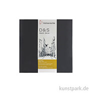 Hahnemühle Skizzenbuch D&S, 140g, schwarz 14 x 14 cm (80 Blatt)