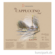 Hahnemühle The Cappuccino Pad, 120 g/qm, 30 Blatt 20 x 20 cm
