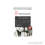 Hahnemühle TRADITION Skizzenpapier, 50 Blatt, 100g, fein, spiral 30 x 42 cm (A3)