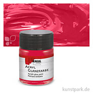 KREUL Acryl Glanzfarbe 50 ml | Magenta