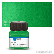 KREUL Acryl Metallicfarbe 20 ml | Grün