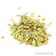 Hologramm-Herzen - 3 mm Gold