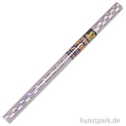 Holographische Folie 0,4x1 m Rolle, selbstklebend Rolle | Scaly Silber