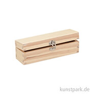 Holzbox - Rechteckig, länglich 17 x 5 x 5,5 cm (Außenmaß)