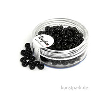 Indianer-Perlen - 4,5 mm, 17 g Dose | Schwarz