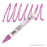 KREUL Textil Marker Glitter medium Stift | Rose