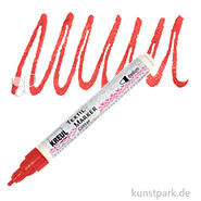 KREUL Textil Marker Glitter medium Stift | Rot