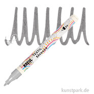 KREUL Textil Marker fine Stift | Grau