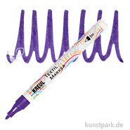 KREUL Textil Marker fine Stift | Violett
