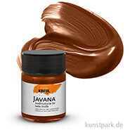 KREUL Javana Stoffmalfarbe für helle Stoffe 50 ml | Rehbraun