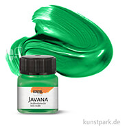 KREUL Javana Stoffmalfarbe für helle Stoffe 20 ml | Brillantgrün