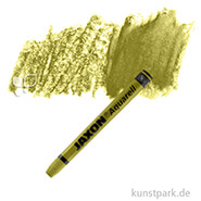 JAXON Aquarellkreide Einzelstift Einzelfarbe | 334 Olivgrün dunkel
