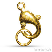 Karabiner-Schließe mit Ring - 18,5 mm, 1 Stück 