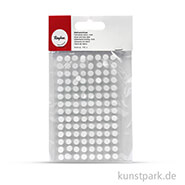 Klettverschluss rund 6 mm - 112 Stück