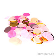 Konfetti 30 g 2 cm | Rosa-Gold
