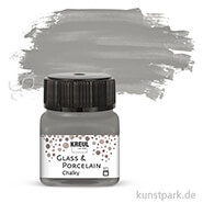 KREUL Glass & Porcelain CHALKY 20 ml Einzelfarbe | Smoky Stone