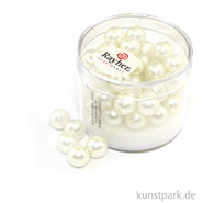 Kulturwachsperlen Kunststoff | 8 mm - 50 Stück