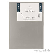 Lana COLOUR farbiges Papier, 50 Bogen, 160g, DIN A4 DIN A4 | 158 - Stahlgrau
