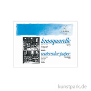 Lanaquarelle Aquarellpapier 20 Blatt, 300g, matt 18 x 26 cm