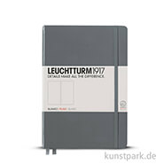 Leuchtturm Notizbuch Hardcover - Anthrazit - Blanko Medium A5 - 249 Seiten