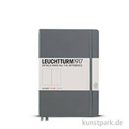 Leuchtturm Notizbuch Hardcover - Anthrazit - Blanko Pocket A6 - 185 Seiten
