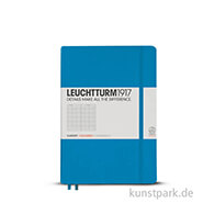 Leuchtturm Notizbuch Hardcover - Azur - Kariert 