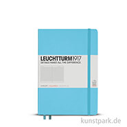 Leuchtturm Notizbuch Hardcover - Eisblau - Kariert Pocket A6 - 185 Seiten