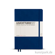 Leuchtturm Notizbuch Hardcover - Marine - Blanko Medium A5 - 249 Seiten