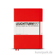 Leuchtturm Notizbuch Hardcover - Rot - Dotted 