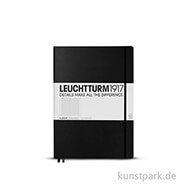 Leuchtturm Notizbuch Hardcover - Schwarz - Kariert Pocket A6 - 185 Seiten