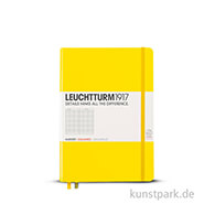 Leuchtturm Notizbuch Hardcover - Zitrone - Kariert Pocket A6 - 185 Seiten