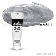 Liquitex HEAVY BODY Acrylfarben 59 ml Tube | 236 Irisierendes Helles Silber
