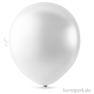 Luftballons rund, Größe 23 cm 10 Stk. | Weiß