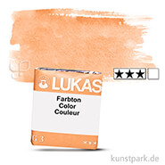 Lukas 1862 Aquarellfarben 1/2 Napf | 1047 Echt-Orange