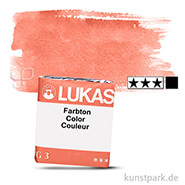 Lukas 1862 Aquarellfarben 1/2 Napf | 1072 Kadmiumrot hell