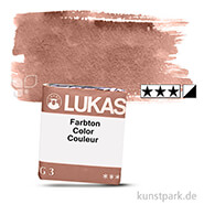 Lukas 1862 Aquarellfarben 1/2 Napf | 1109 Terra di Siena gebr.