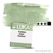 Lukas 1862 Aquarellfarben 1/2 Napf | 1153 Chromoxidgrün stumpf