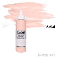 LukasCryl STUDIO Acrylfarbe 250 ml Flasche | 4622 Pfirsichrosa