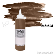 LukasCryl STUDIO Acrylfarbe 250 ml Flasche | 4702 Dunkler Ocker