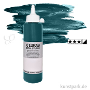 LukasCryl STUDIO Acrylfarbe 500 ml Flasche | 4754 Chromoxidgrün feurig
