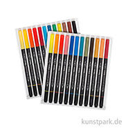 Lyra Aqua Brush Duo - 24 sortierte Fasermaler 
