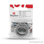 Magic-Stretch Gummifaden - Schwarz 0,5 mm - 5 Meter